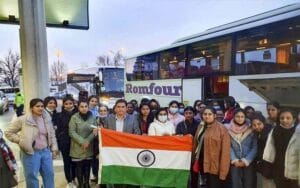 Fifth flight carrying 249 Indian students also reached Delhi, have been evacuated so far.