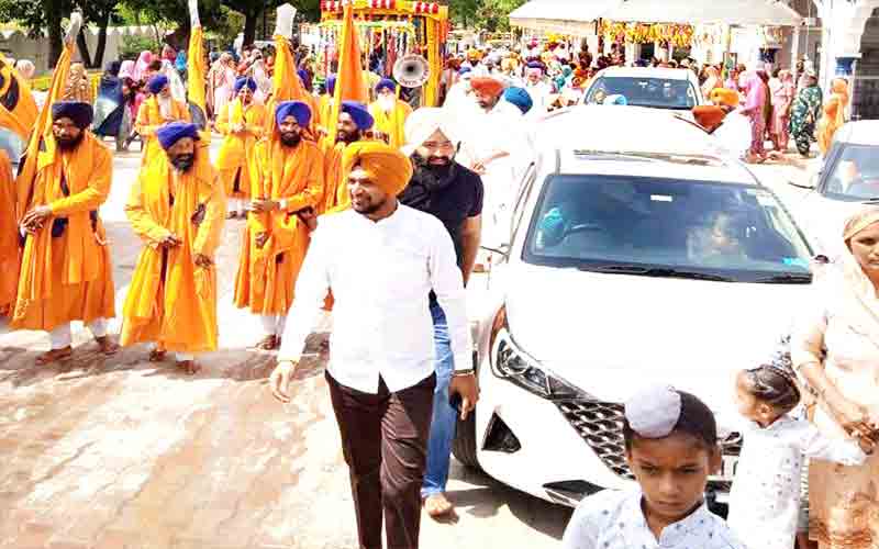 Grand Nagar Kirtan from Kaduana Gurdwara Sahib
