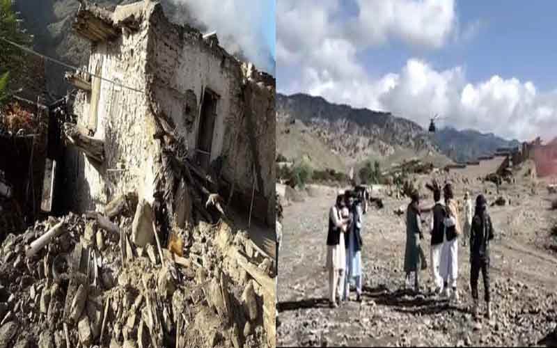 Earthquake caused huge devastation, so far more than 900 people died