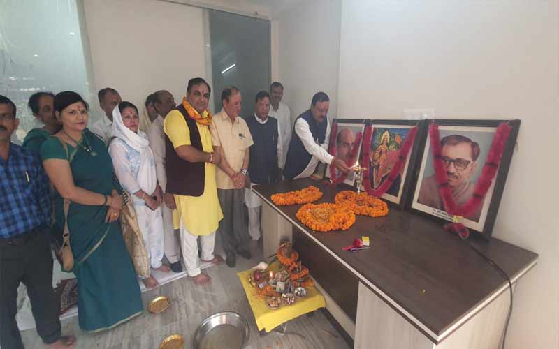 With the inauguration of the District Party Office, the BJP made an election concoction