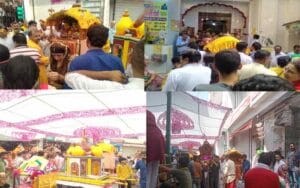 Lord Vaman's palanquins came out with pride in Nahan