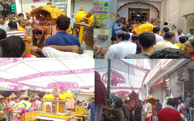 Lord Vaman's palanquins came out with pride in Nahan