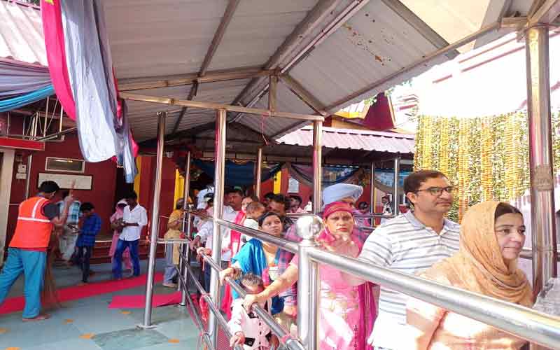 14,000 devotees visited Mata Balasundari on Vijay Dashami