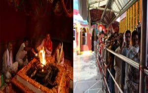 5000 devotees visited Mata Bala Sundari on Durga Ashtami