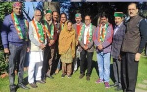 Big blow to Aam Aadmi Party in Solan, many officials joined Congress