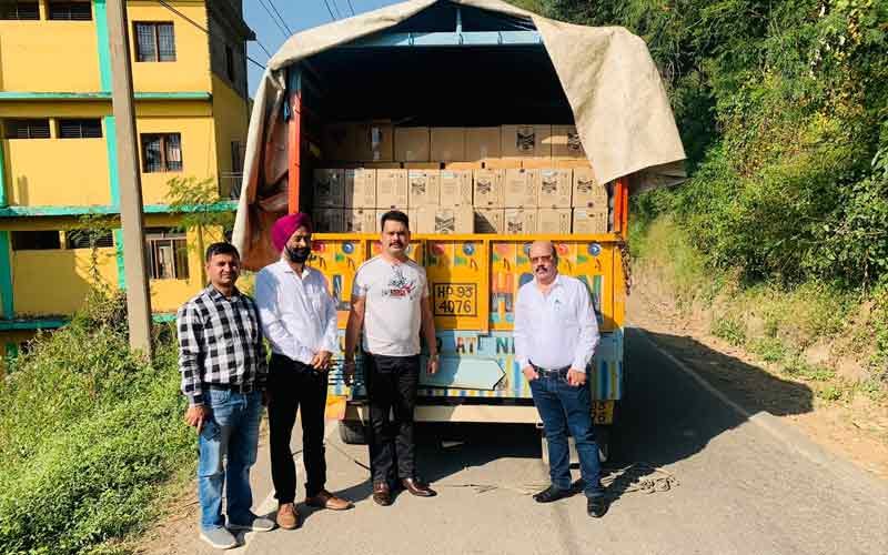 विधानसभा चुनाव के बीच आबकारी विभाग की बड़ी कार्यवाही, ट्रक से पकड़ा शराब का जखीरा