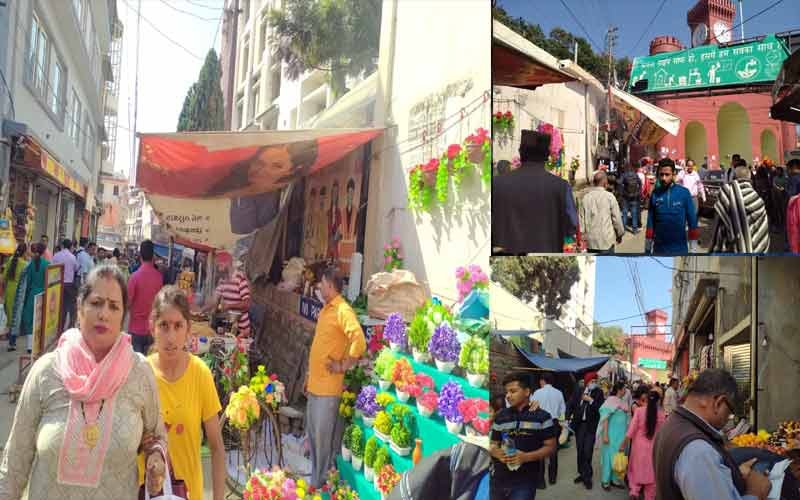 धनतेरस और दिवाली को लेकर ग्राहकों से गुलजार हुए नाहन के बाजार, जमकर कर रहे खरीदारी