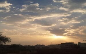 Rapid change in weather after Diwali, cool in morning and evening