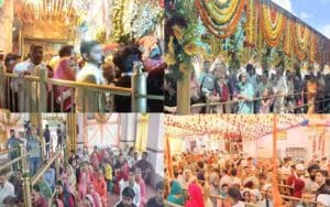 Shardiya Navratri 2022: Huge crowd of devotees in the Shaktipeeths of the state since morning on Ashtami