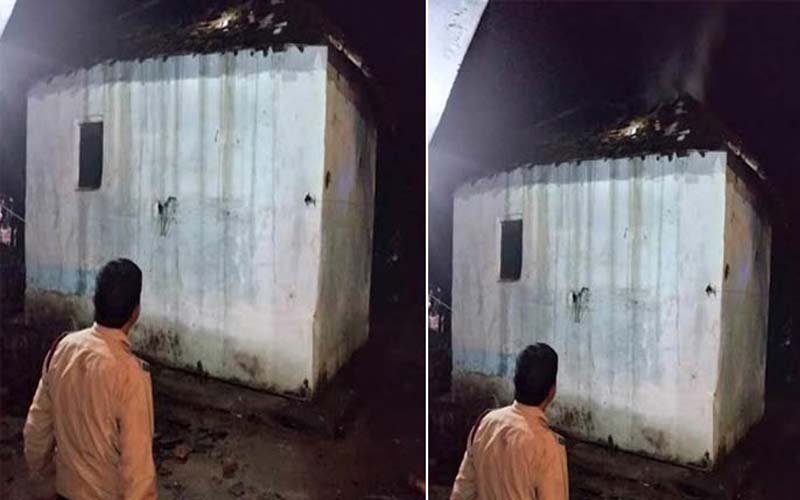 आग की भेंट चढ़ी दो गौशालाएं, लोगों ने कड़ी मशक्कत कर सुरक्षित निकाले पशु