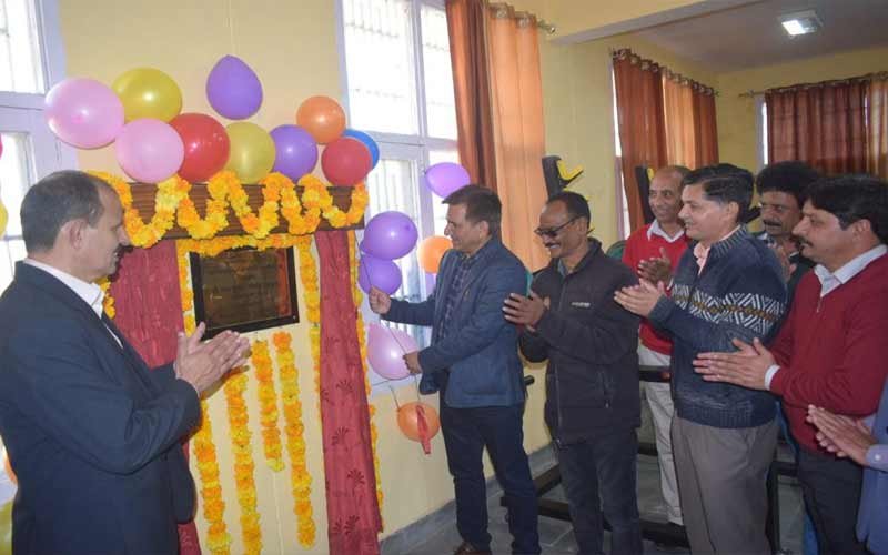 Deputy Commissioner inaugurated additional machines in the gym of the sports department