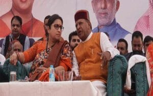 Dr. Bindal is winning, we have come here to see his victory- Smriti Irani