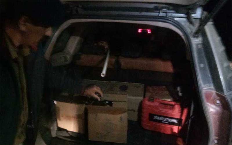 Police got success during patrolling on NH-707, recovered from the car