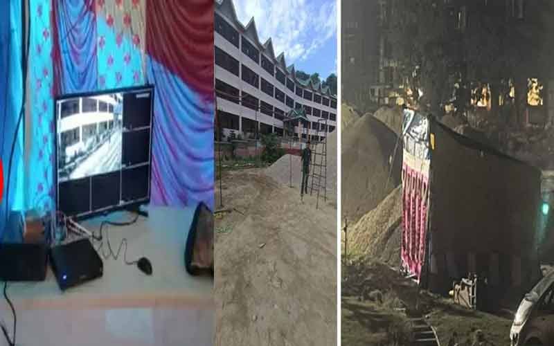 Strict guard of Congressmen outside strong room, CCTV cameras installed