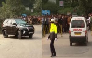 The ambulance was going to take the patient, PM Modi stopped the convoy.