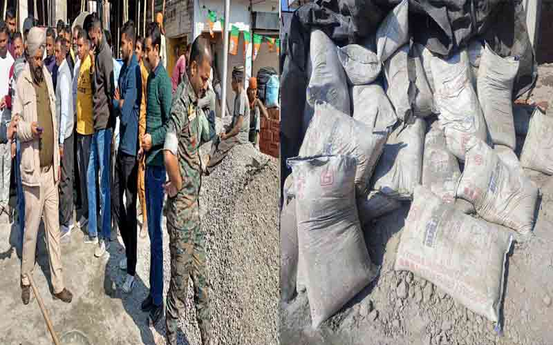 एसआईयू ने सरकारी सीमेंट की कालाबाजारी का इस तरह किया भंडाफोड़, 96 बैग भरे हुए और…