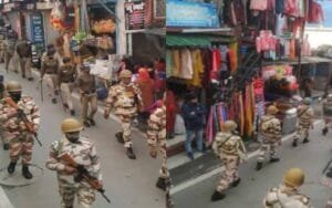 Tight security arrangements in Sirmour district in view of elections, Paramilitary forces also took over the front