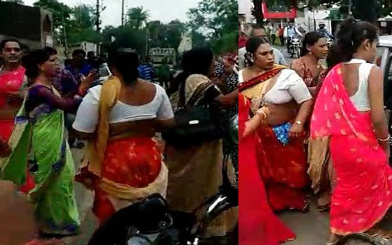 Two groups of eunuchs clashed with each other when they came to wish for marriage