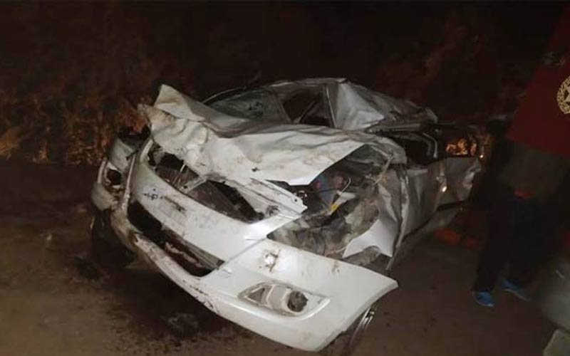 श्री रेणुका जी मेले से लौट रहे श्रद्धालुओं की कार हादसे का शिकार, 3 बच्चों सहित सात लोग..