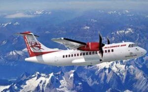 Alliance Air's new air flight service started between Shimla to Bhuntar, on the first day...