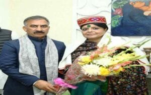 Chief Minister Sukhwinder Singh Sukhu met Screening Committee Chairperson Deepa Das Munshi
