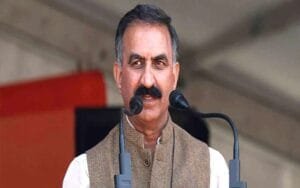 Chief Minister Sukhwinder Singh Sukhu
