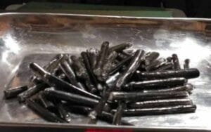 During patrolling, the police caught the drug consignment from the possession of the youth