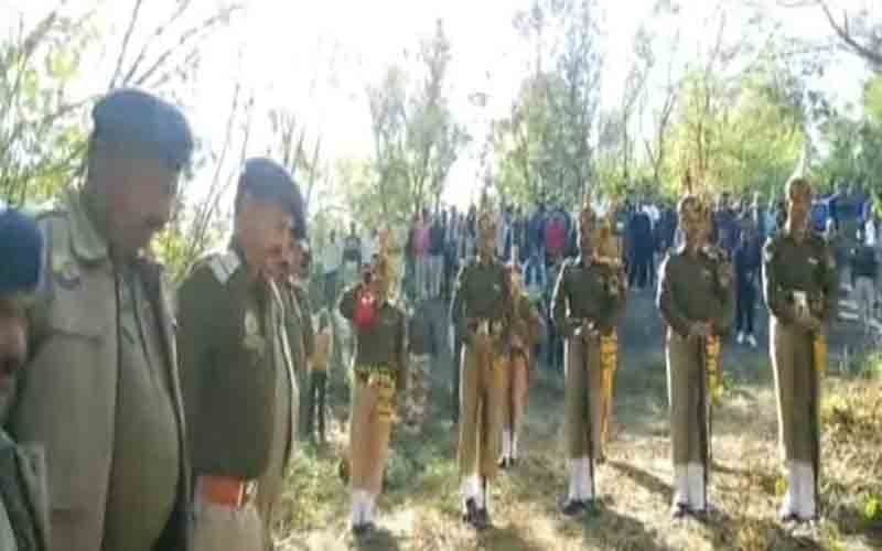 आईटीबीपी के जवान का हृदयाघात से निधन, राजकीय सम्मान के साथ हुआ अंतिम संस्कार