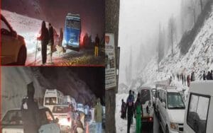 Lahaul-Spiti valley covered with snowfall, 400 tourist vehicles evacuated safely