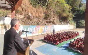 Legal awareness camp organized in the school, legal information given to the students