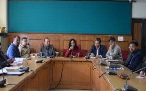 Meeting with plant managers and transporters regarding reopening of Ambuja plant...