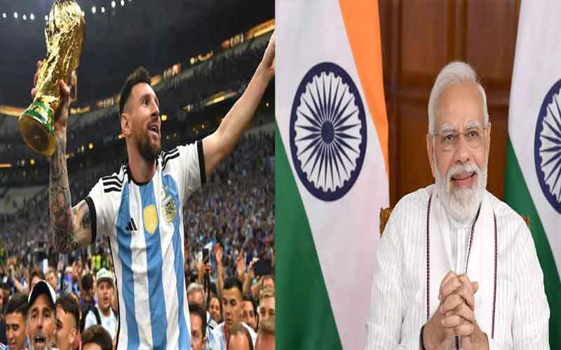 पीएम मोदी ने अर्जेंटीना को दी बधाई, बोले- मेसी के करोड़ों भारतीय प्रशंसक इस जीत से बेहद खुश