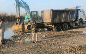 Police again clamped down on illegal mining, caught three vehicles