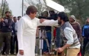 Raj Babbar reached the beautiful plains of Himachal, was seen wrestling