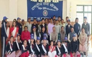 Seven day NSS camp concluded, Shivani and Piyush...