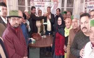 Sirmour Congress workers celebrated the 137th foundation day of the party