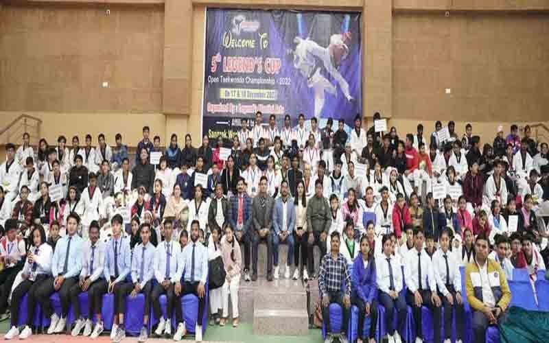 पांचवी लीजेंड्स कप ओपन ताइक्वांडो प्रतियोगिता 2022 का सफल समापन