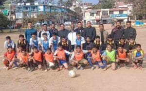 These teams were the winners on the third day of the under-14 football competition, the semi-finals will be held today