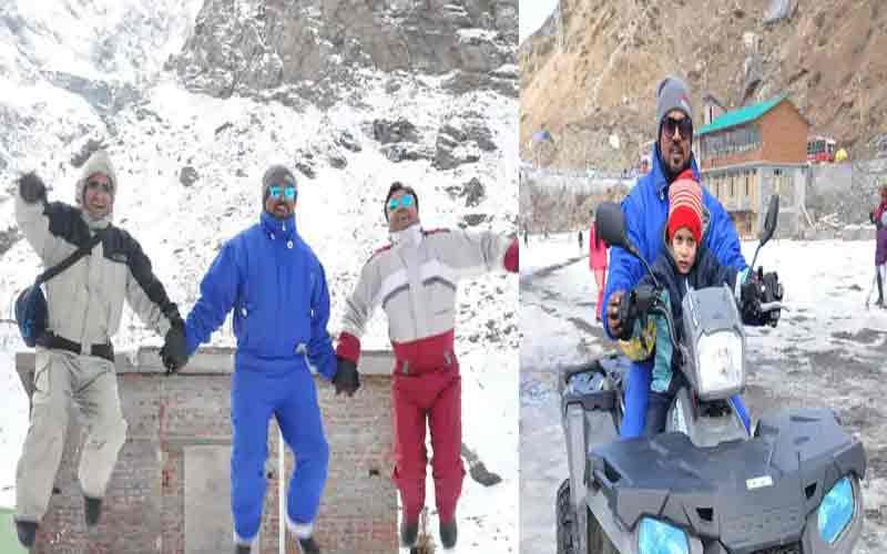 बर्फ के दीदार को कोकसर में लग गया पर्यटकों का मेला, कारोबार ने पकड़ी रफ़्तार