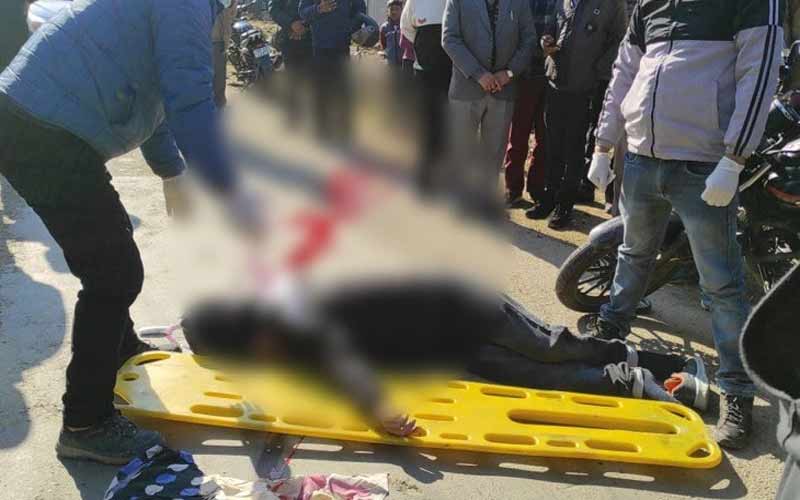 बाइक के दुर्घटनाग्रस्त होने से युवक की मौत, 3 माह पहले ही हुई थी शादी