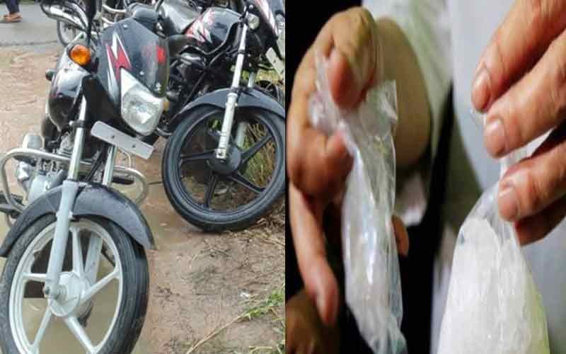 बिना नंबर प्लेट दोपहिया वाहन और नशा तस्करों की अब खैर नहीं