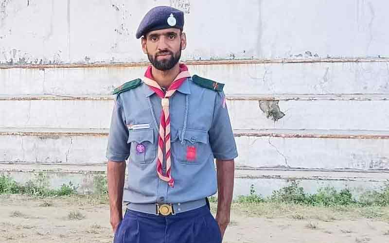 रोवर राकेश का गणतंत्र दिवस परेड के लिए चयन