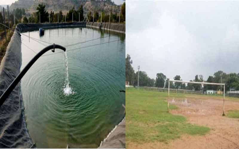 48 lakh announced for water storage, sports ground and waste management