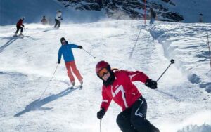 After the snowfall, the way for the winter games is clear, ski slopes will descend on the...