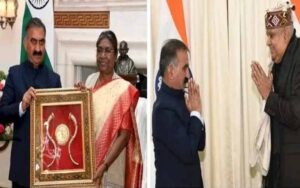 Chief Minister Sukhu met the President and the Vice President, to meet the PM...