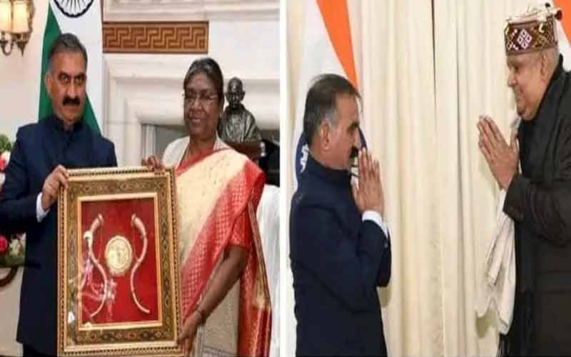 राष्ट्रपति और उपराष्ट्रपति से मिले मुख्यमंत्री सुक्खू, पीएम से मुलाकात को…