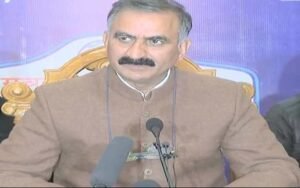 Chief Minister Sukhwinder Singh Sukhu