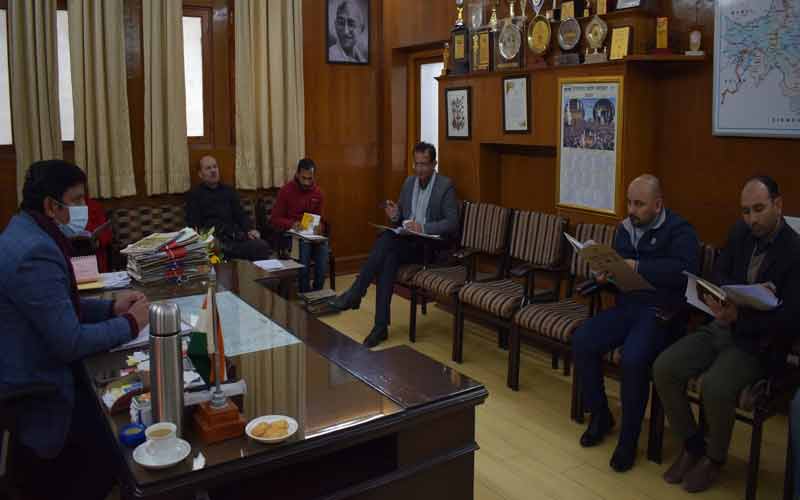 जिला स्तरीय सार्वजनिक वितरण प्रणाली की बैठक आयोजित