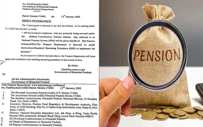 पुरानी पेंशन योजना बहाल करने की अधिसूचना जारी, अब प्रदेश के सरकारी कर्मचारियों को…