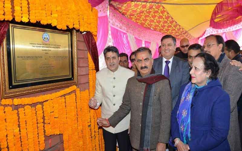 मुख्यमंत्री ने हिमाचल प्रदेश विधि विश्वविद्यालय के कन्या छात्रावास का किया शिलान्यास